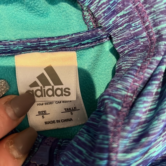Adidas zip up hoodie size S - Picture 3 of 3